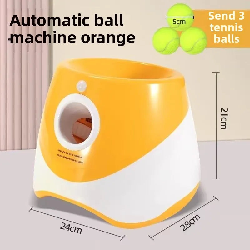 Automatic Dog Ball Launcher for Small to Medium Dogs,Tennis Launcher pet training,Indoor/Outdoor Interactive Toy